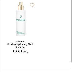 Valmont Hydration Fluid New! 5.oz